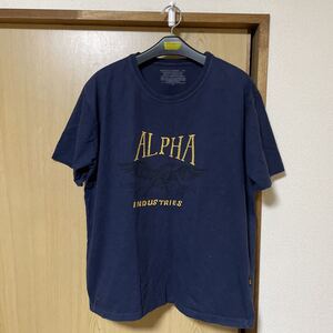 ALPHAINDUSTR IES半袖Tシャツ XLサイズ