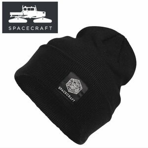 ○23 SPACECRAFT LOTUS BEANIE カラー:BLACK ビーニー ニット帽 キャップ スノーボード スノボ スキー