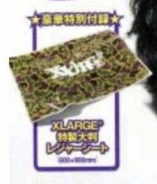 未使用　COOL TRANS クール トランス　2008年 09月号　付録　XLARGE エクストララージ特製大判レジャーシート