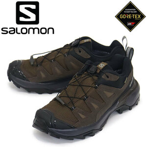 Salomon (サロモン) L47571200 X ULTRA 360 LEATHER GORE-TEX レザーハイキングシューズ Dark Earth x Delicioso x Sharkskin SL036 26.5cm