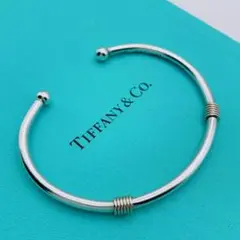 Tiffany & Co. バンドウィズ　2ワイヤー　K14 バングル