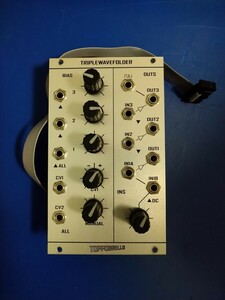 Toppobrillo　Triple Wave Folder　モジュラーシンセ　ユーロラック　doepfer masf moog make noise