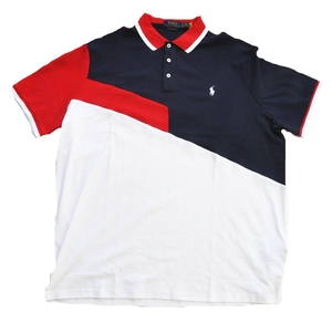 POLO RALPH LAUREN / ポロラルローレン PONY LOGO CUT BACK PUERTO RICO COLOR POLO SHIRT BIG SIZE