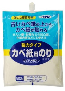 アサヒペン 強力タイプ カベ紙用のり 774 800g