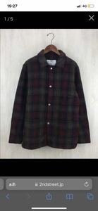 MOUNTAIN RESEARCH C.P.COACH JKT ウールジャケット コーチジャケット M ウールRED チェック柄 マウンテンリサーチ