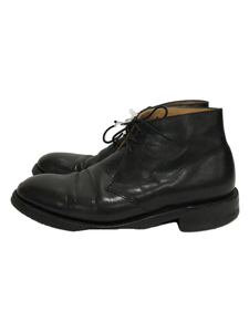 Loake◆KEMPTON/MADE IN ENGLAND/チャッカブーツ/US6/ブラック/レザー