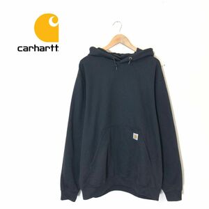 1K1177-T◆Carhaitt カーハート パーカー フード スウェット ロングスリーブ プルオーバー◆sizeL ブラック メンズ トップス コットン