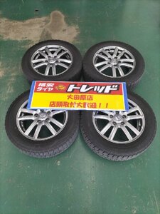 大田原店★中古スタッドレスSET★TRG 16インチ6.5J+53★ダンロップ ウインターマックス02 205/60R16★ノア/ヴォクシー/ステップワゴンなど