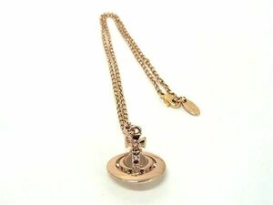 1円 ■美品■ Vivienne Westwood ヴィヴィアンウエストウッド ニュータイニーオーブ ネックレス アクセサリー ピンクゴールド系 FD6380