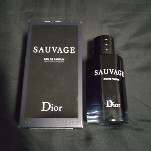 日本語シール 正規品 Dior ディオール ソヴァージュ オードゥパルファン 100ml SAUVAGE 香水　ほぼ未使用