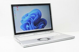 1円スタート ノートパソコン Windows11 WPS office搭載 2in1PC Panasonic レッツノート CF-XZ6 SSD256GB メモリ8GB 第7世代 Core i5