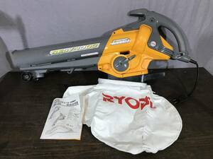 【2378】 リョービ RYOBI ブロワバキューム 粉砕機能付 RESV-1000 ブロワー 電動工具 【中古品】