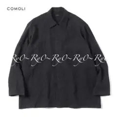 《COMOLI》リネンドットシャツジャケット