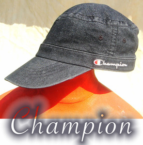 即決■Champion■ゴゴゴヘイヘイツバサブラックcap■■古着