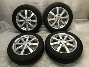 スズキ純正 14インチ 14x4.5ＪET45 PCD 100 4H アルミホイール タイヤ 155/65R14 中古 ムーヴ タント ミラ 流用等