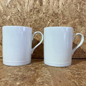 DULTON ダルトン MUG WITH WHITE RIM IVORY 2個セット マグカップ ウィズ ラスト リム