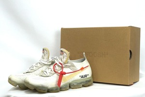 OFF WHITE NIKE オフホワイト ナイキ THE10 AIR VAPORMAX FK エア ヴェイパーマックス US10.5 28.5cm ホワイト AA3831 100