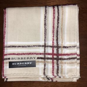 【BURBERRY／バーバリー】15　ハンカチ　新品未使用