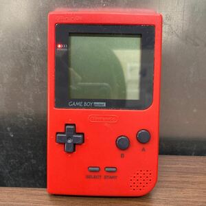 ◇当時物◇ Nintendo ニンテンドー GAMEBOY pocket ゲームボーイポケット 赤 MGB-001 レトロゲーム