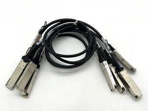 【5本セット】fujitsu 富士通 QSFP-QSFP SAS Cable CA72307-0701 75cm 動作品