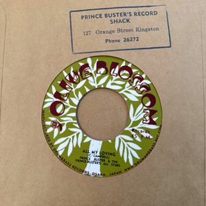 PRINCE BUSTER ALL STARS -ALL MY LOVING (ROCK A SHACKA)