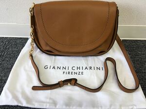 GIANNI CHIARINI2way レザーショルダーバッグ 新品