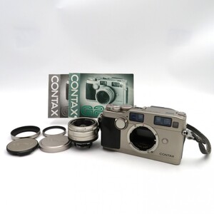 1円〜 Contax コンタックス G2 フィルムカメラ Carl Zeiss Biogon 2.8/28 レンズ 動作未確認 y84-3281744【Y商品】