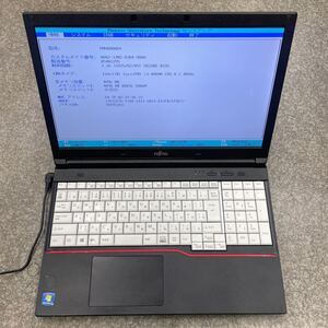 ジャンク品 富士通LIFEBOOK A574 Core i3／メモリ4GB／HDDなし/ 現状渡し(管理112203)