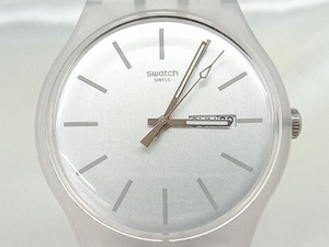 【Swatch】クォーツ 電池交換済み 時計 腕時計 カレンダー付き スウォッチ 中古