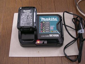 ■DC10SA makita マキタ充電器 BL1015リチウムイオンバッテリ付き 動作品(確証写真提示)JUNK扱い