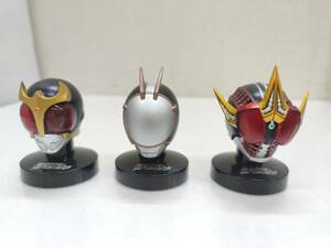 送料無料g27825 BANDAI バンダイ 仮面ライダー マスコレ ライダーマスクコレクション Vol 8 3個 クウガ ライオトルーパー ゼロノス セット 