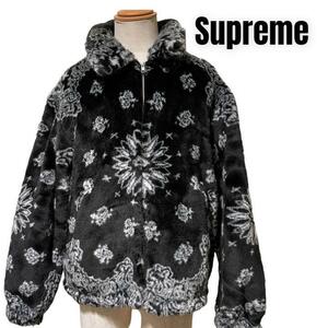 Supreme / BANDANA FAUX FUR BOMBER JACKET