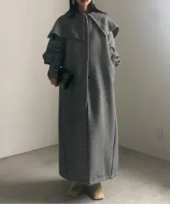 2WAY CAPE PUFF SLEEVE COAT