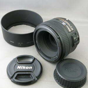 【美品】Nikonニコン　AF-S50mmF1.8G　ニコンＦマウント★NO.8655