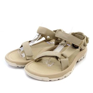 テバ Teva FREAKS STORE HURRICANE XLT2 サンダル スポーツ フラット ベルクロ US6 23cm ベージュ /YO21 レディース