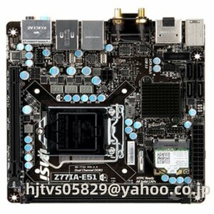 MSI Z77IA-E51 マザーボードIntel Z77 LGA 1155 2×DDR3 DIMM Mini-ITX メモリ最16G対応 保証あり　