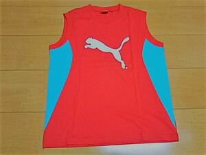 ★格安！美品！PUMA VネックランクルーTシャツ（150サイズ）★