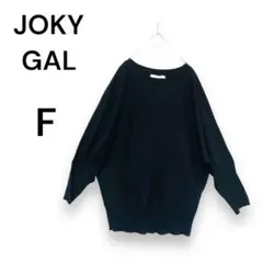 JOKY GAL  トップス ベスト ニット 薄手 レディース シンプルFサイズ