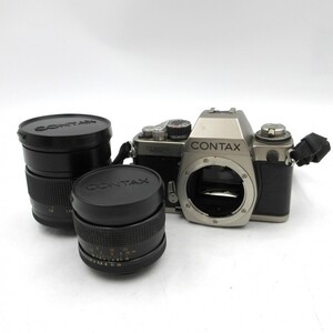 1円〜 Contax コンタックス S2 60years フィルム一眼レフカメラ レンズ2点 動作未確認 y95-3408232【Y商品】