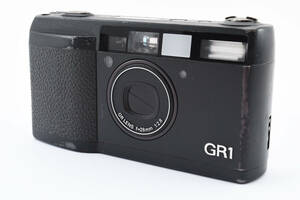 【シャッター&フラッシュOK★】RICOH GR1 LENS f=28mm 1:2.8 リコー ブラック 高級フィルムカメラ コンパクトカメラ #M10614