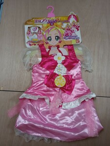 プリンセスプリキュア　変身プリチューム　2wayドレス　未使用　バンダイ　100〜110 送料着払いゆうパック