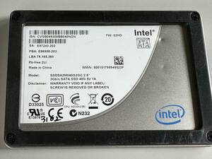 INTEL SSD 40GB【動作確認済み】3162