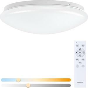 LEDシーリングライト 6畳 リモコン付き 24w 2880lm 調色調光 天井照明 豆電球常夜灯 15分/30分タイマー メモリ機能 照明器具