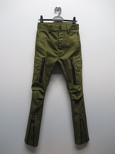 SALE30%OFF/wjk・ダブルジェイケイ/slim parachute pants/khaki・M