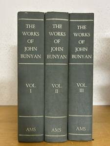 ジョン・バニヤン作品集　The Works of John Bunyan. 3 Vols. reprint edition.　洋書古書