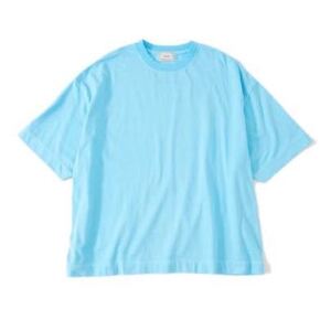 EVCON　GARMENT DYED WIDE S/S TEE エビコン　半袖Tシャツ Tee 1LDK SIZE 1 ブルー