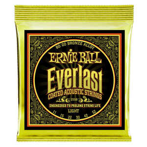 アーニーボール アコギ弦 2558 Light ライト コーティング弦 Everlast Coated 80/20 Bronze 11-52 ゲージ ERNIEBALL