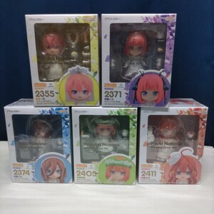 未開封 ねんどろいど５種セット 五等分の花嫁 ウェディングドレスVer. 中野一花 二乃 三玖 四葉 五月