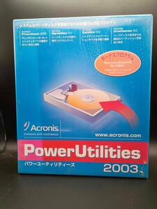 新品　Acronis Power Utilities　2003