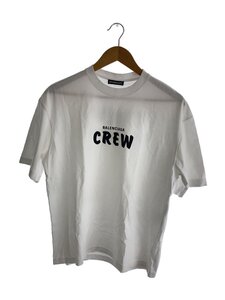 BALENCIAGA◆CREW/Tシャツ/XXS/コットン/WHT/612966 TIV24